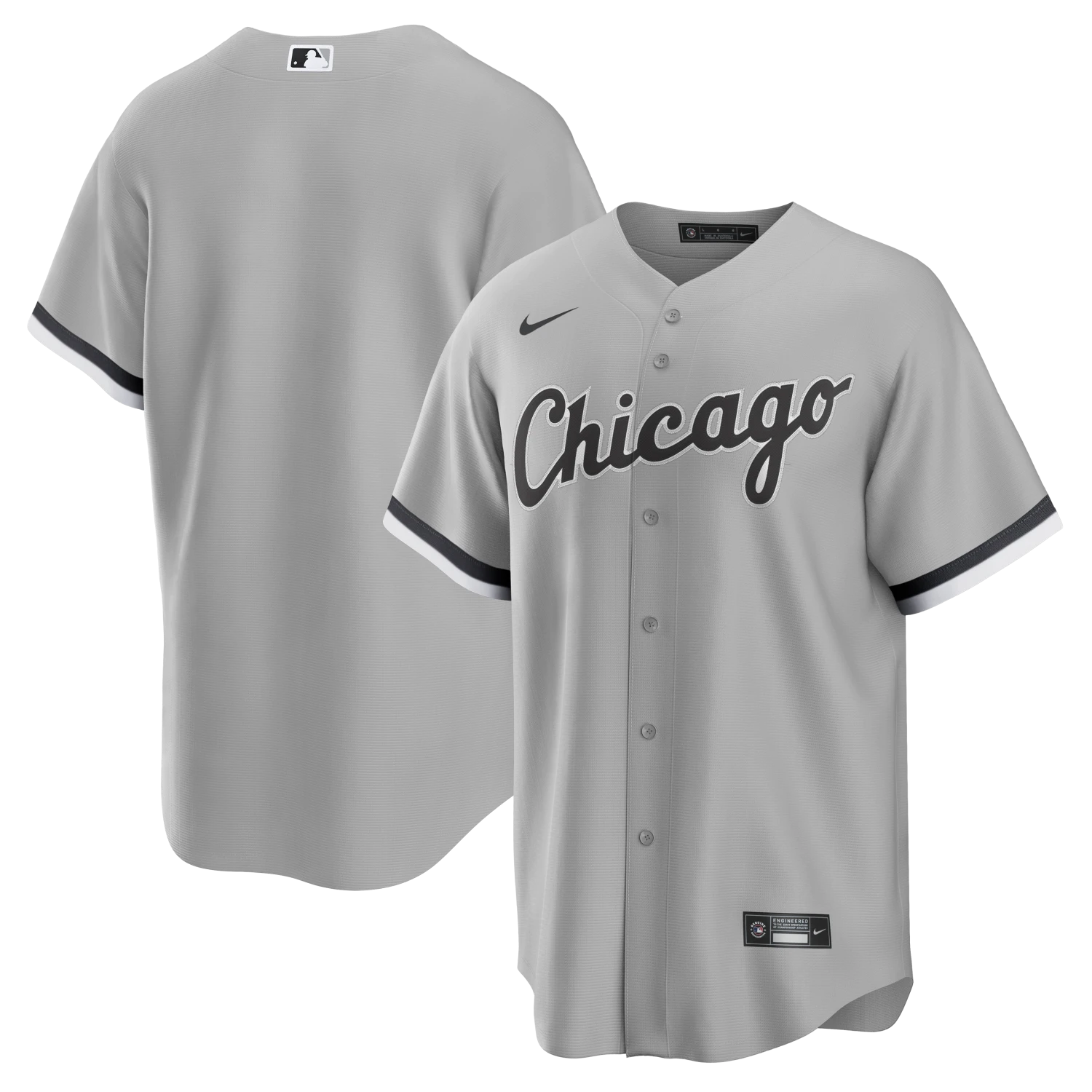 Chicago White Sox Nike Men's Grey Road Replica Jersey 3 Chicago White Sox Nike Men's Grey Road Replica Jersey