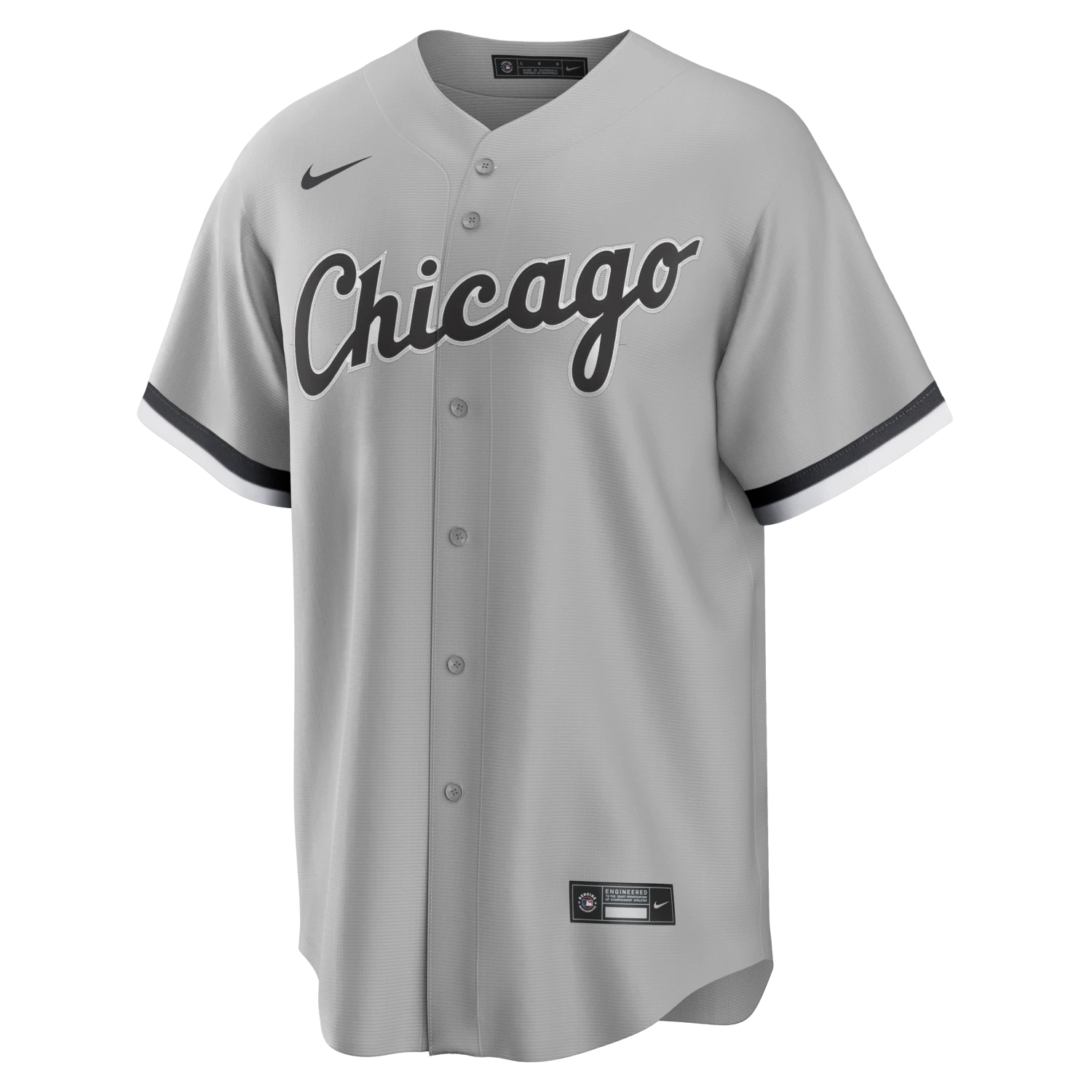 Chicago White Sox Nike Men's Grey Road Replica Jersey 4 Chicago White Sox Nike Men's Grey Road Replica Jersey - Image 2