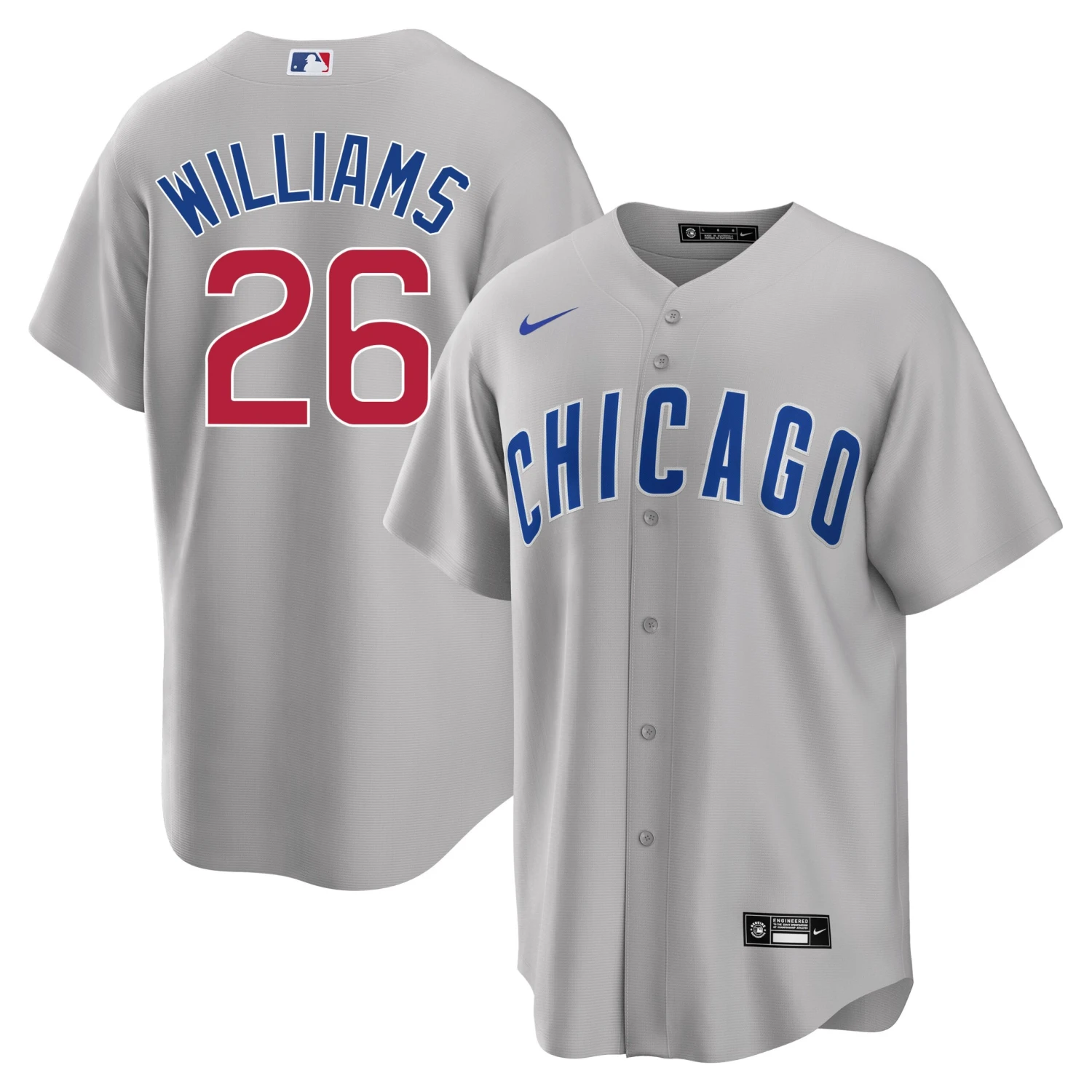 Fanatics Billy Williams Chicago Cubs Road Gray Men's Replica Jersey 3 Fanatics Billy Williams Chicago Cubs Road Gray Men's Replica Jersey