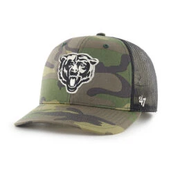 Chicago Bears Camo Strapback 47 Trucker Adjustable Hat