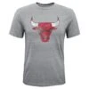 Chicago Bulls Grey Distressed Tri-Blend T-Shirt - Youth -Hockey Store greytriblend