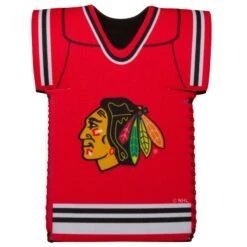 Chicago Blackhawks Red Jersey Bottle Koozie