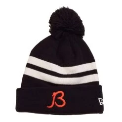 Chicago Bears Navy Stripe "B" Script Pm Knit