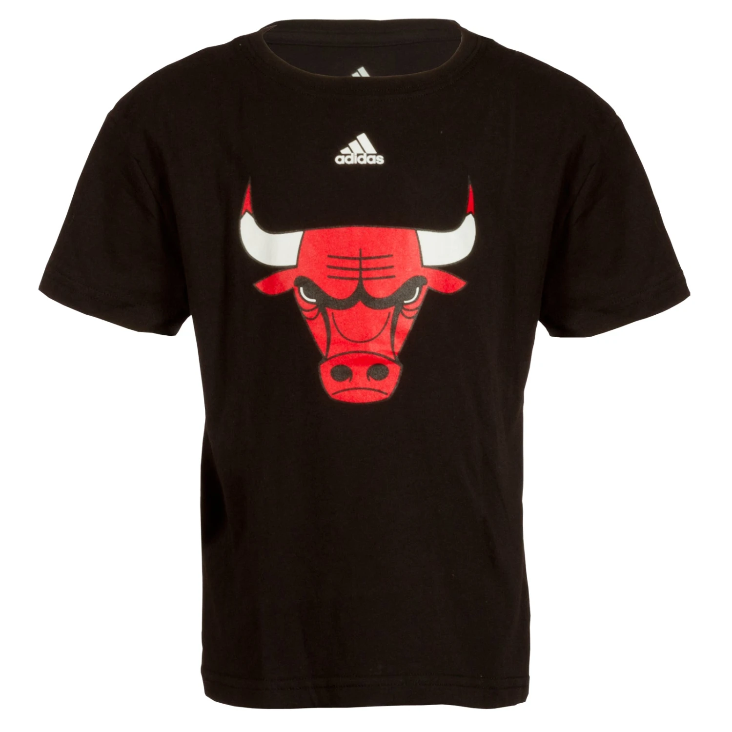 Chicago Bulls Boys/Girls 4-7 Black Primary Logo Tee 3 Chicago Bulls Boys/Girls 4-7 Black Primary Logo Tee