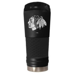 Chicago Blackhawks Black Stealth 24 Oz Tumbler