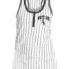 Chicago White Sox Women's Pinstripe W/ Black Trim Current Logo Tank W/ Placket -Hockey Store media 1533724a 1b2b 4ca7 a597 d9d427f3514e