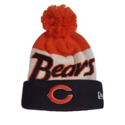 Chicago Bears Men's KNIT-SCRIPT A3 W/ Pom & "C" Logo