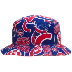 Chicago Cubs Royal Bravado All Over Logos Bucket Hat -Hockey Store media 21de2a9e e3ac 4960 9bed 8156fb75886b