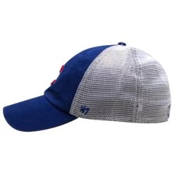 Chicago Cubs Royal And White Mesh "C" Logo Stretch Fit Trucker Style Fitted Hat -Hockey Store media 28914d08 47c6 4a6b bd4a cb24d59903d4