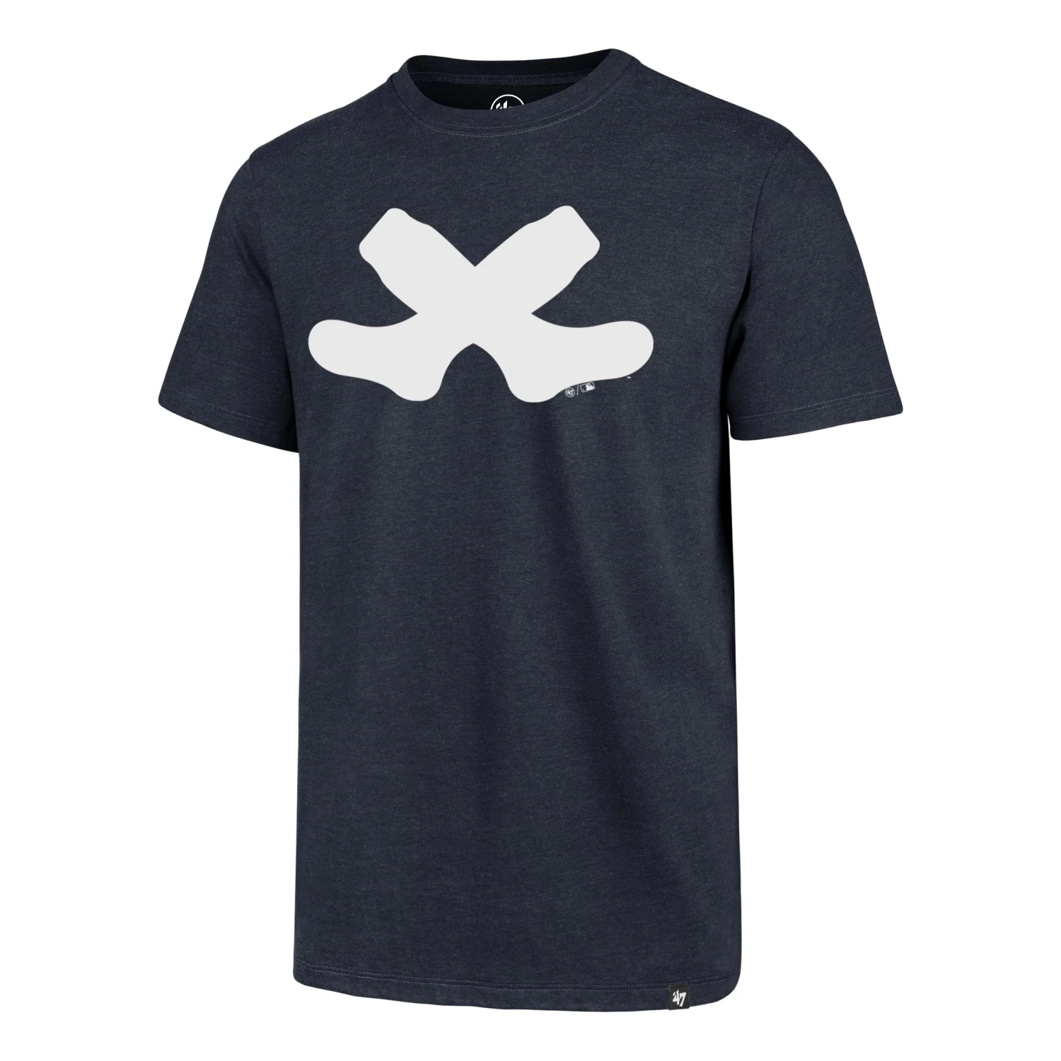 Chicago White Sox Navy Cross Socks Club Tee 3 Chicago White Sox Navy Cross Socks Club Tee