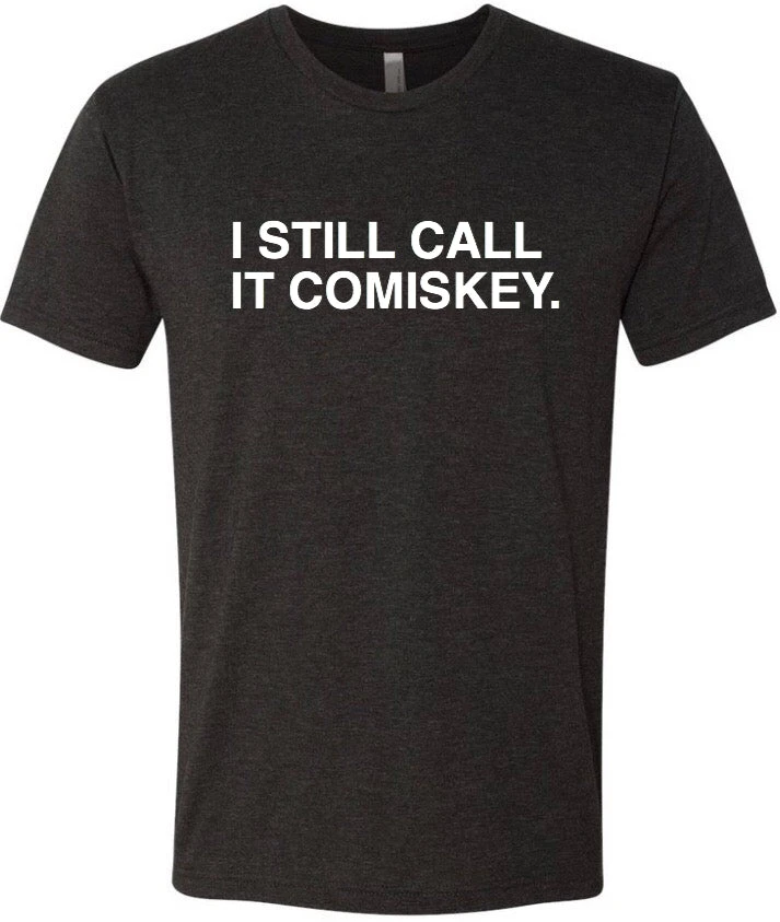 Obvious Mens Heathered Black I Still Call It Comiskey Tee 3 Obvious Mens Heathered Black I Still Call It Comiskey Tee