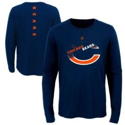 Chicago Bears Youth Flux Ultra Long Sleeve Tee
