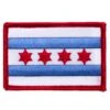 Chicago Flag Red Border Mini Patch 2 Chicago Flag Red Border Mini Patch -Hockey Store media 42c4447a 8ad6 4660 9d06 f2a24cba8998