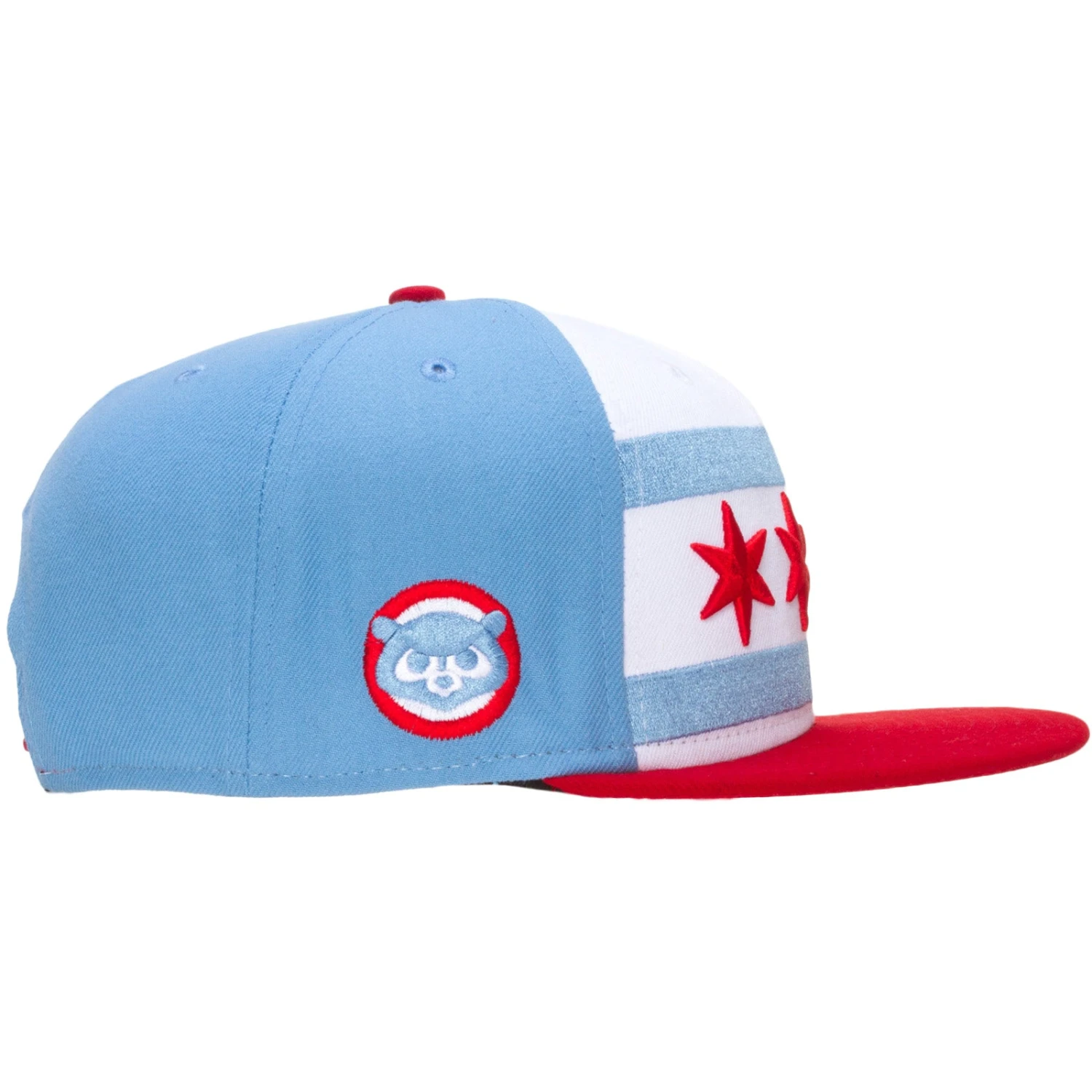 Chicago Cubs Chicago Flag '84 Bear Snapback Hat 6 Chicago Cubs Chicago Flag '84 Bear Snapback Hat - Image 4
