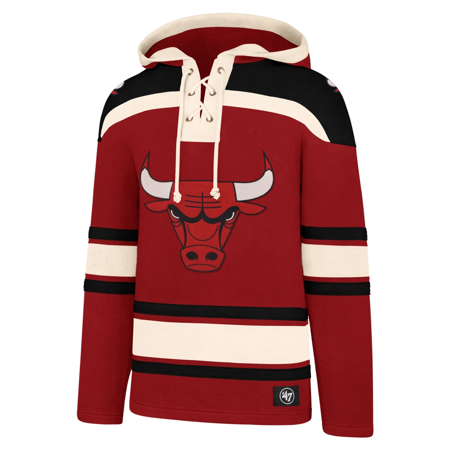 47 Chicago Bulls Men's Superior Lacer Hoodie 3 47 Chicago Bulls Men's Superior Lacer Hoodie