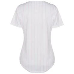 Chicago Cubs Youth Girls' Pink Replica Home Pinstripe Jersey -Hockey Store media 4d988225 eb4e 47a6 95b0 148f7a6c3d98