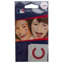 Chicago Cubs "C" Logo 4-Pack Temporary Tattoos