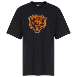 Chicago Bears Youth Navy Angry Bear Face Logo Tee-Shirt