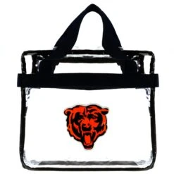 Chicago Bears Clear Messenger Bag With Logo