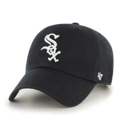 47 Chicago White Sox Youth Black Clean Up Adjustable Hat