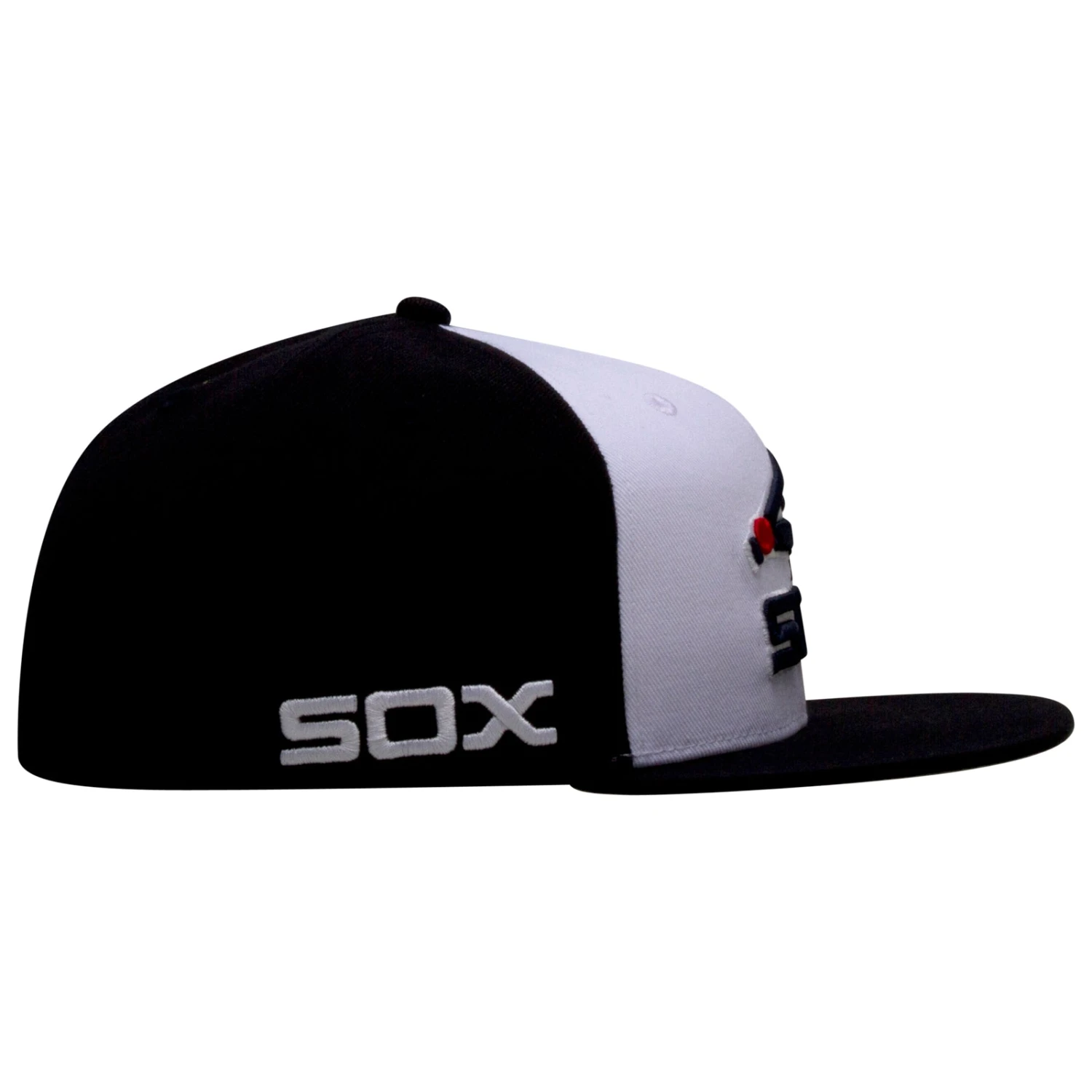 Chicago White Sox Navy And White Batterman Logo Flat Bill Snapback Hat 6 Chicago White Sox Navy And White Batterman Logo Flat Bill Snapback Hat - Image 4