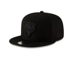 Chicago Bears Black On Black Bear Head 9FIFTY Snapback
