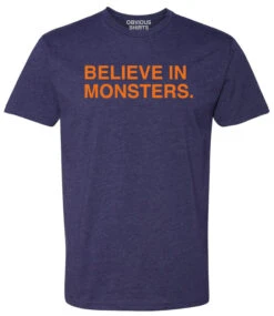 Chicago Bears Men's Navy "Believe In Monsters Tee