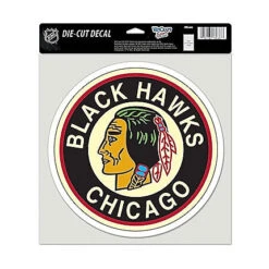 Chicago Blackhawks 8"x8" Vintage Logo Die-Cut Decal By Wincraft