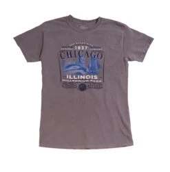 Chicago Grey Millennium Park Tee