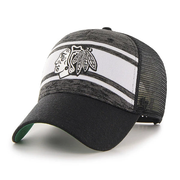 Chicago Blackhawks Black Power Play Mesh 47 Adjustable 3 Chicago Blackhawks Black Power Play Mesh 47 Adjustable