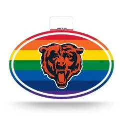 Chicago Bears Pride Rainbow Decal