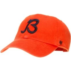 Chicago Bears Orange Adjustable Hat With Script B Logo