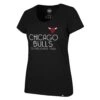 Chicago Bulls Women's Jet Black Ultra Rival Scoop Neck Tee -Hockey Store media 8146d9ac f61a 437c b404 bcd16a1df2db
