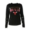 Chicago Bulls Women'sBlack Slub Jersey Pullover Hood W/ Mesh 1 Chicago Bulls Women'sBlack Slub Jersey Pullover Hood W/ Mesh -Hockey Store media 864cd8fd 7a97 4949 8c75 ca573f761684