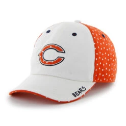 Chicago Bears Toddler Orange Polka Dot "C" LogoAdjustable Hat