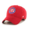 Chicago Cubs Logo Red 47' MVP Adjustable Hat - Youth -Hockey Store media 8797c46f a574 4544 8d57 9e1eae77e034