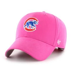 Chicago Cubs 47' MVP Magenta Adjustable Youth Hat