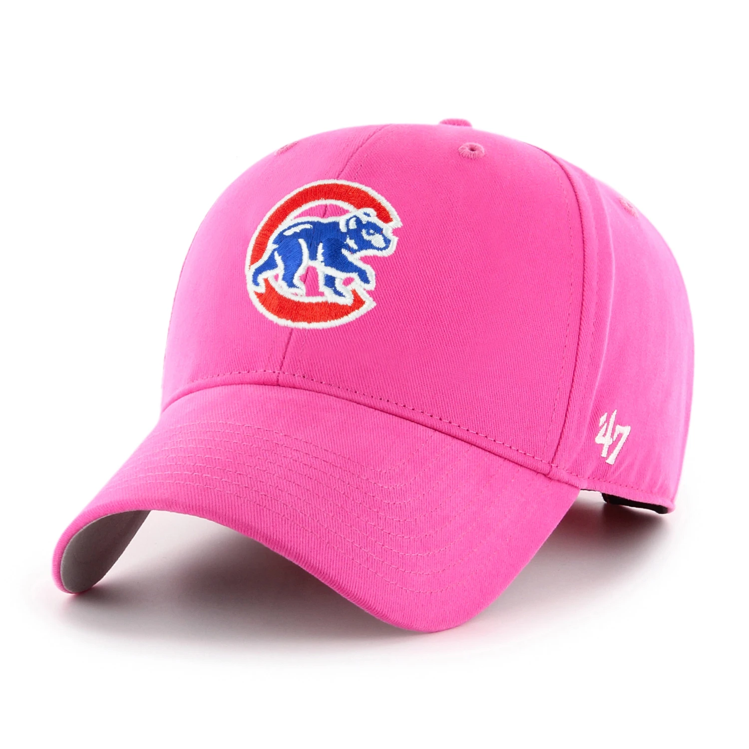Chicago Cubs 47' MVP Magenta Adjustable Youth Hat 3 Chicago Cubs 47' MVP Magenta Adjustable Youth Hat