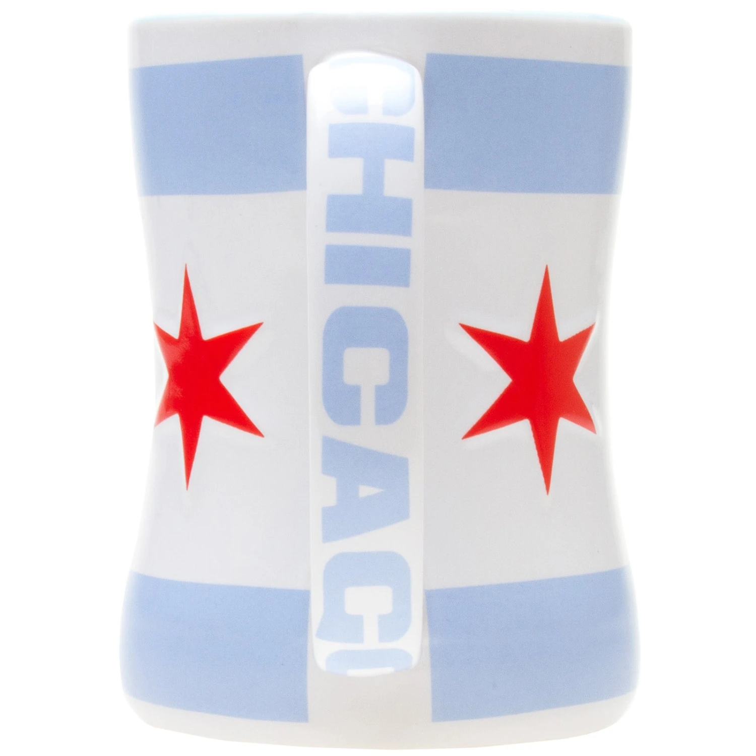 Chicago Flag 14 Oz. Relief Mug 4 Chicago Flag 14 Oz. Relief Mug - Image 2