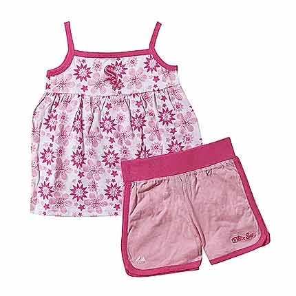 Chicago White Sox Infant Pink Shorts & Tank 2-Piece Set By Knights Apparel 3 Chicago White Sox Infant Pink Shorts & Tank 2-Piece Set By Knights Apparel