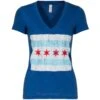Chicago Women's Royal Distressed Flag Triblend V-Neck Tee 1 Chicago Women's Royal Distressed Flag Triblend V-Neck Tee -Hockey Store media 9a80539f 1bf6 416d b8ce 1a7481774bad