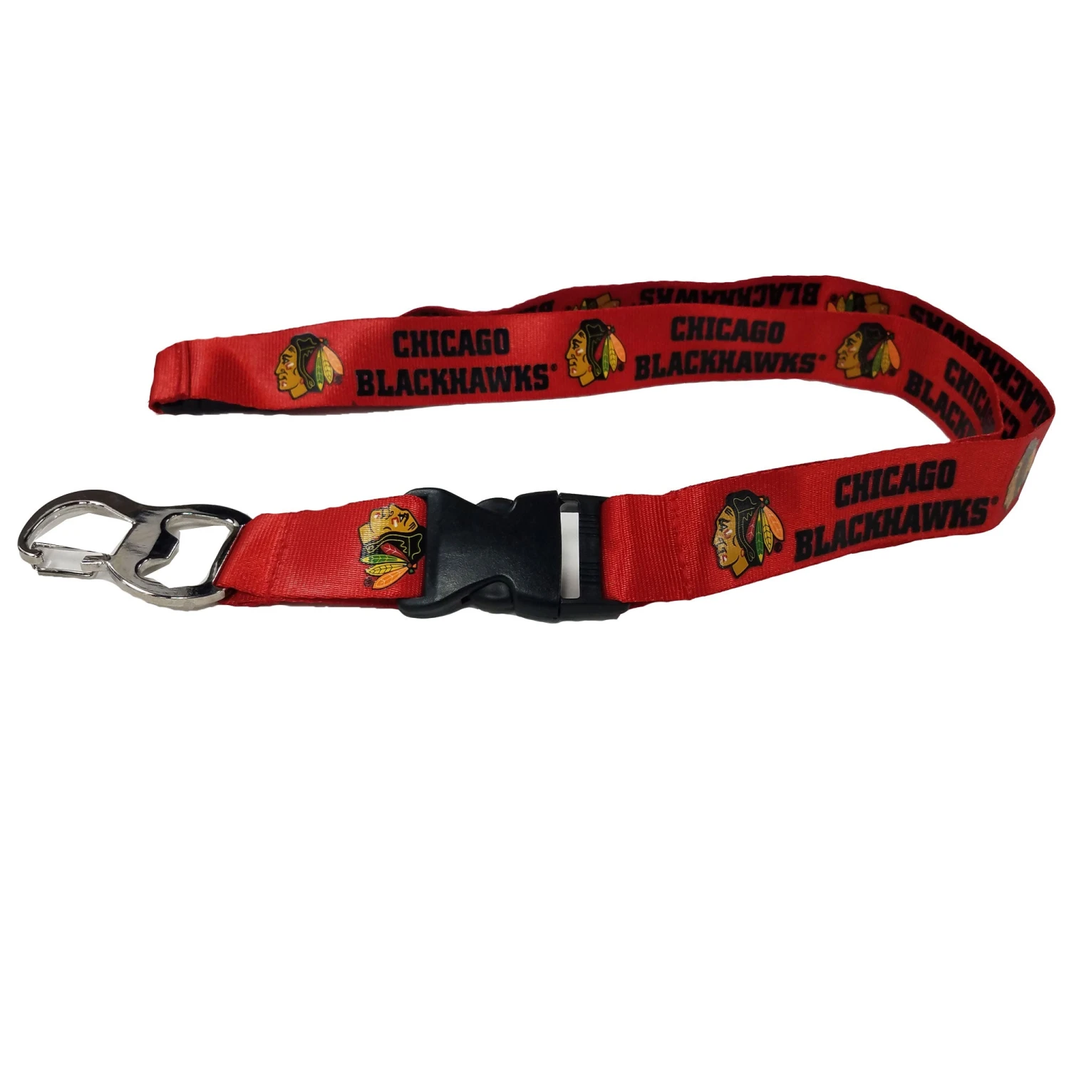 Chicago Blackhawks Bottle Opener Lanyard 3 Chicago Blackhawks Bottle Opener Lanyard