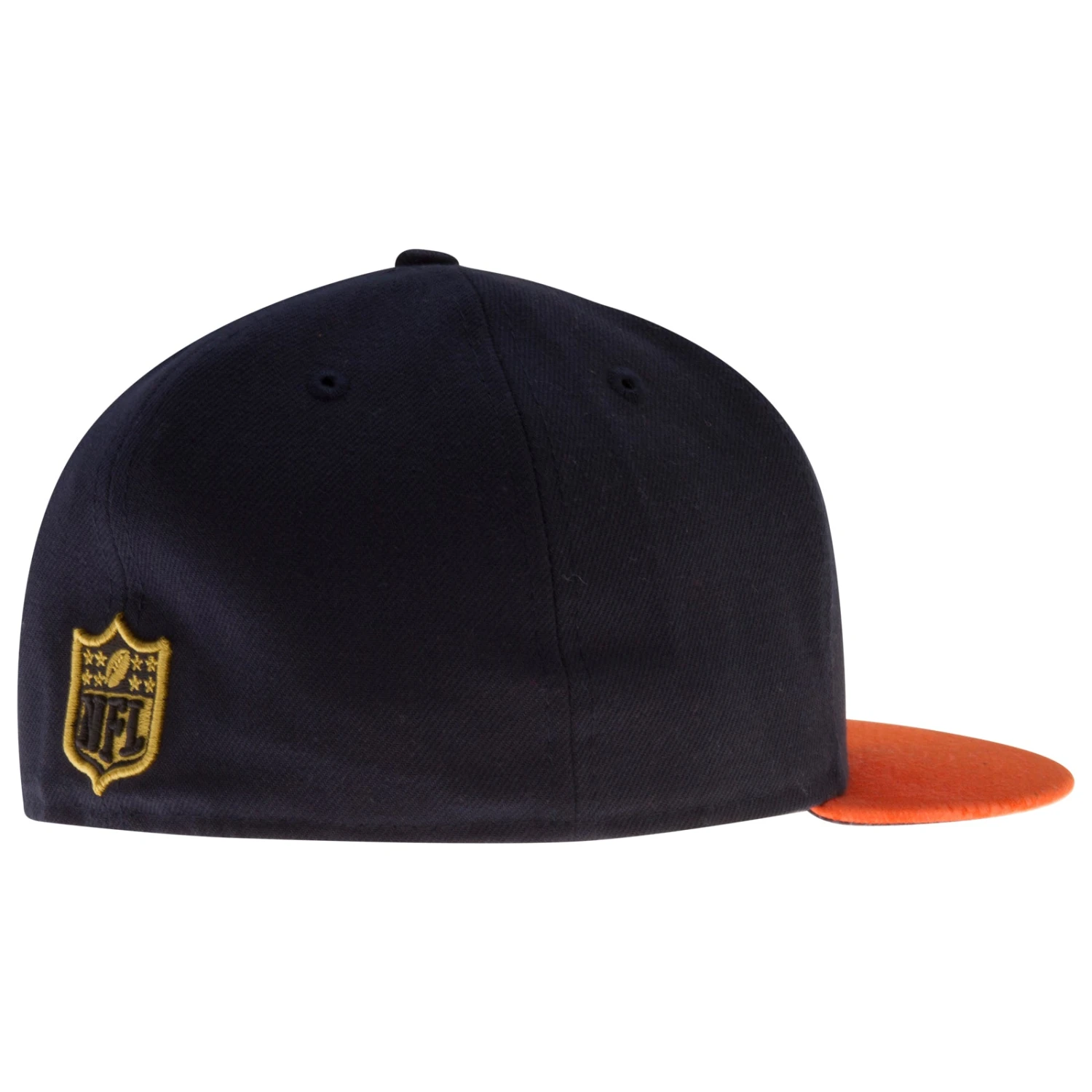 Chicago Bears Navy And Orange 2015 NFL Draft Fitted Flat Bill Hat 4 Chicago Bears Navy And Orange 2015 NFL Draft Fitted Flat Bill Hat - Image 2