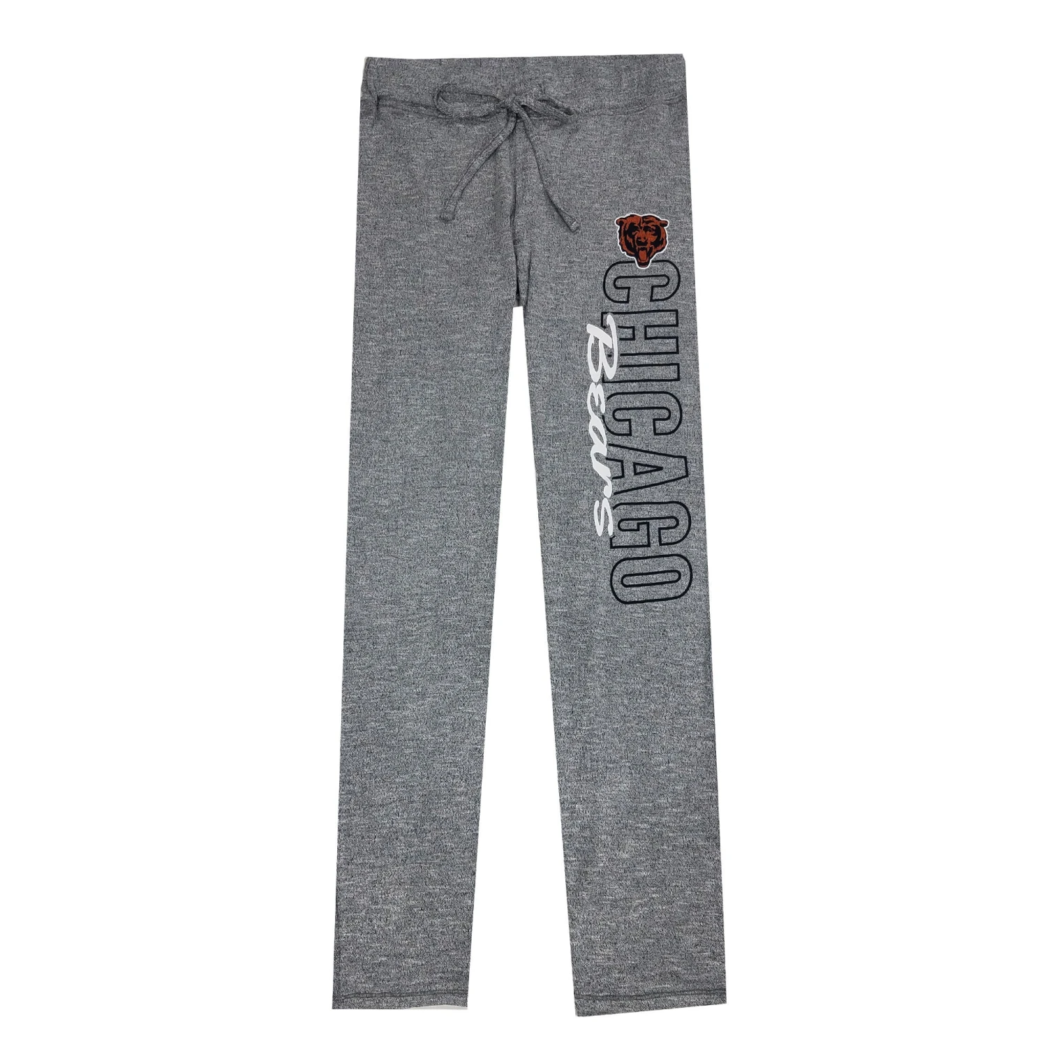 Chicago Bears Women's Grey Marble Pants W/ Bearhead Logo 3 Chicago Bears Women's Grey Marble Pants W/ Bearhead Logo