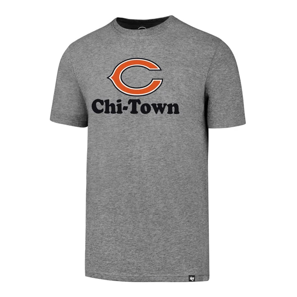 Chicago Bears Grey Chitown Club Tee 3 Chicago Bears Grey Chitown Club Tee