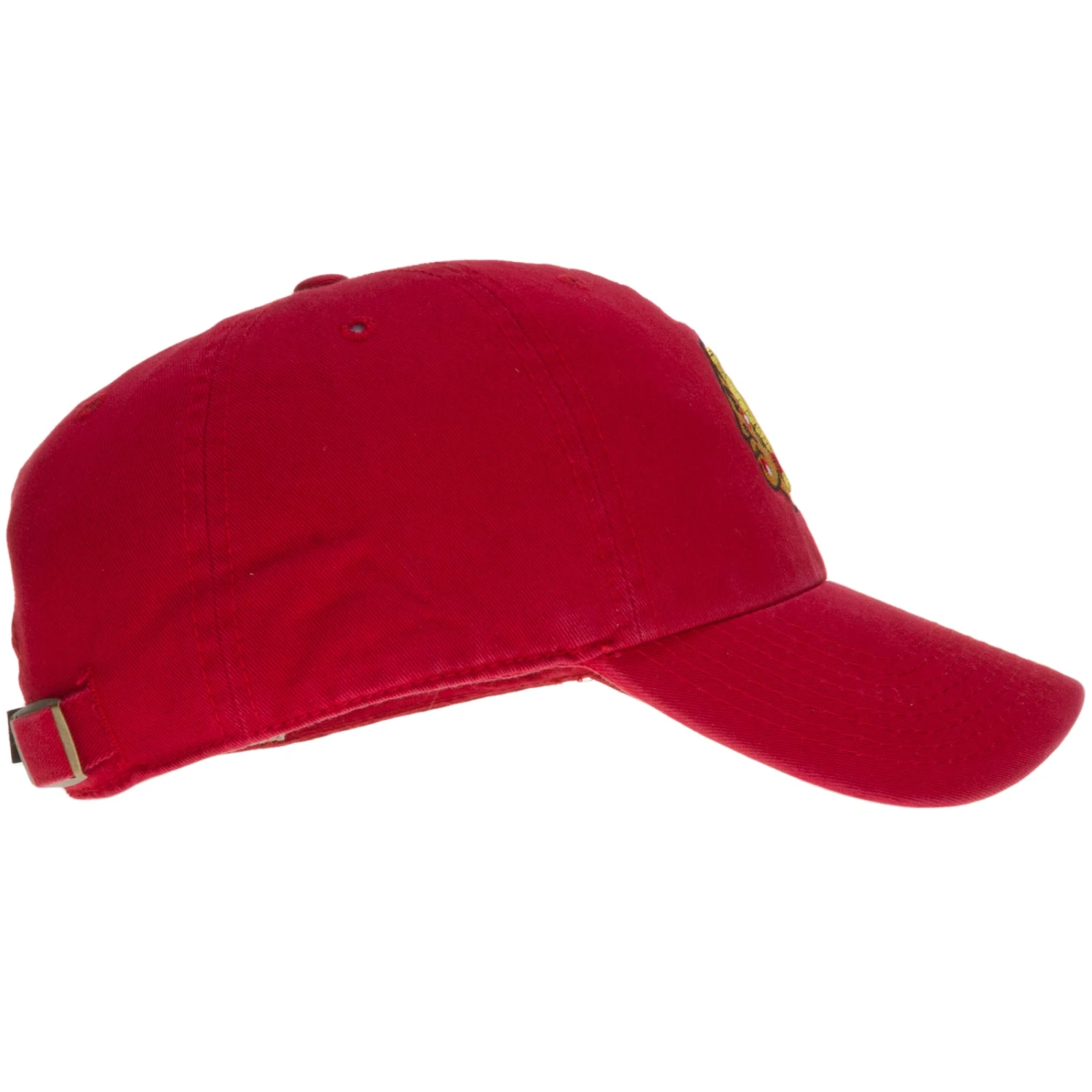 47 Chicago Blackhawks Primary Logo Red Adjustable Clean-Up Hat - Adult 6 47 Chicago Blackhawks Primary Logo Red Adjustable Clean-Up Hat - Adult - Image 4