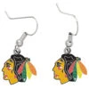 Chicago Blackhawks Logo Dangle Earrings 2 Chicago Blackhawks Logo Dangle Earrings -Hockey Store media b611bd54 dfd8 4208 8fc2 6c5b0c175946