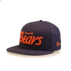 NEW ERA Chicago Bears Navy Chevy Chase Script 9FIFTY Snapback