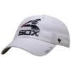 Chicago White Sox Women's White Batterman Bling Adjustable Hat -Hockey Store media ce7c2ea2 78ed 4cce 990d a43585c34408