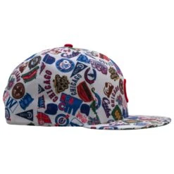 Chicago Cubs White Multi-Logo Snapback Hat -Hockey Store media d15f1387 94b4 4a60 9a5d f4a8a17a5fc2